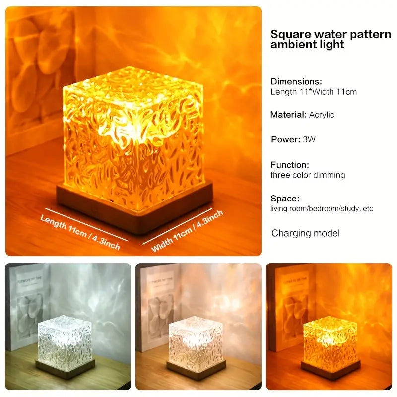 RippleGlow LED Lamp