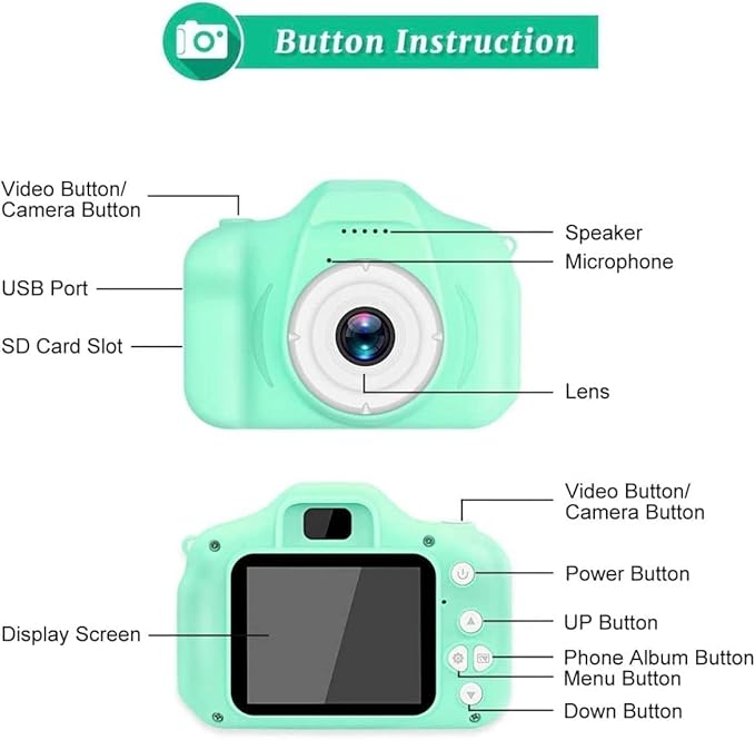 Kids’ Ultimate Action Cam – Fun, Durable & Portable!
