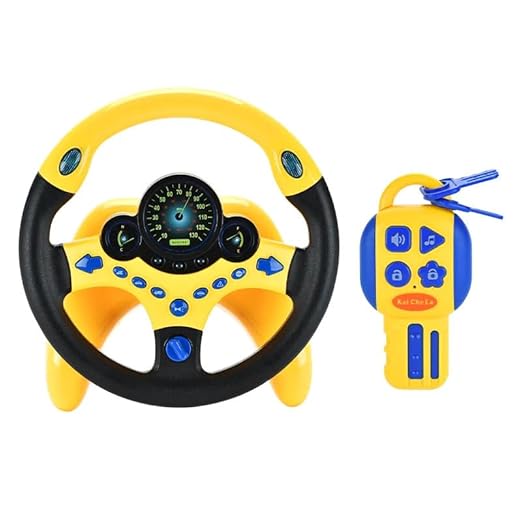 Kids Electric Steering Wheel Toy – Educational & Realistic Driving Fun
