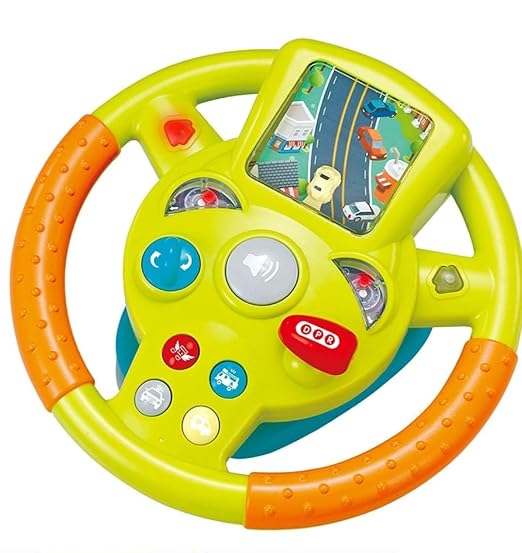 Kids Electric Steering Wheel Toy – Educational & Realistic Driving Fun