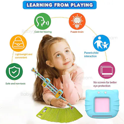 Kids Educational Language Card Reader – 224 Cards