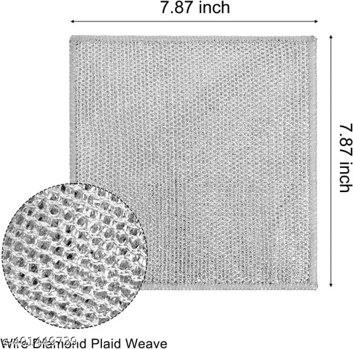Multipurpose Wire Dish Scrubber Towels – Pack of 6